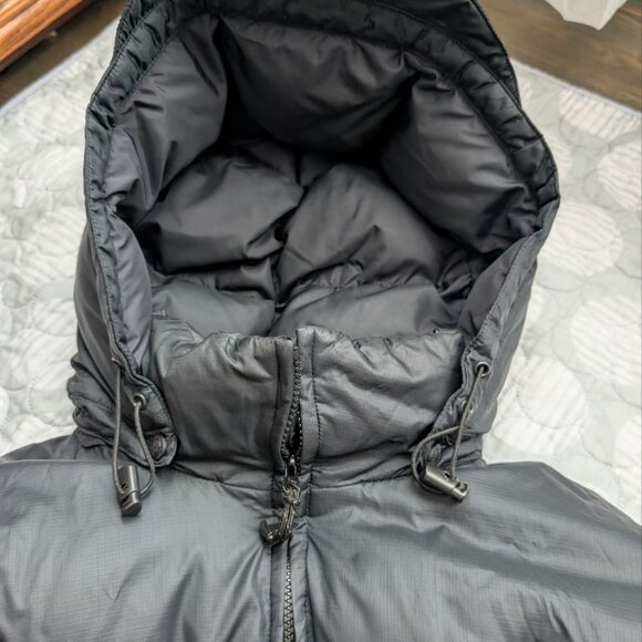 Vintage Eddie Bauer EBtek Goose Down Puffer Jacket Green/ Black Men`s size L. - Picture 3 of 16